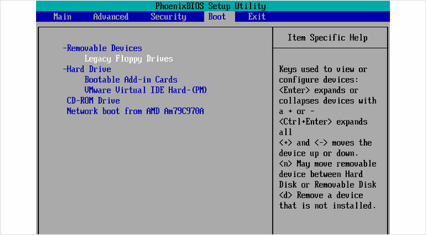 Vmware虚拟机启动按F2无法进入BIOS的解决方法 - 狂奔的蜗牛 - 狂奔的蜗牛